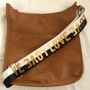 Ah-Dorned Large Vegan crossbody bag